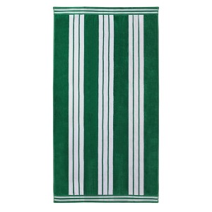 Striped Oversized Extra Large Cotton Beach Towel Set by Blue Nile Mills - 1 of 4