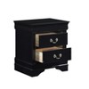 NicBex Elegant Nightstand With 3 Drawers Wooden Bedside Table End Table for Bedroom, Living Room - 3 of 4