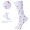Alpine Swiss Mens Dress Socks 6 Pair Crew Sock Cotton Dress Socks for Men Solid Ribbed Argyle Pattern Multicolor Fun Designs - 4 of 4