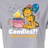 Women's - Garfield - Candles Who's Counting Cropped Graphic T-Shirt - 2 of 4