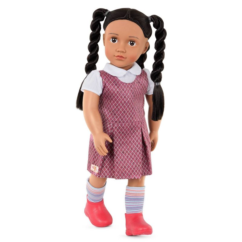 Our Generation Frederika &#38; Flying Colors Desk Accessory Set 18&#34; Doll School Bundle, 3 of 10