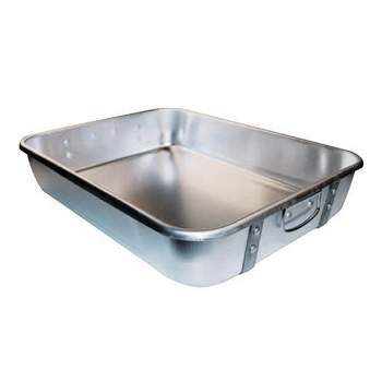 Winco ALRP-1826H, 25.75x17.75x3.5-Inch 12 Gauge Aluminum Bake-Roast Pan  with Handles