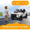 Pink 24V Kids Ride On Truck Car With Remote Control Two Seater Led Lights Mp3 Bluetooth Spring Suspension And Usb Port Pink - 3 of 4