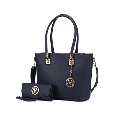 MKF Collection Vanessa Women's Fashion Tote & Wallet Set Handbag by Mia K