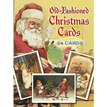 Old-Fashioned Christmas Cards - (Dover Postcards) by  Gabriella Oldham (Paperback)