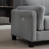 NicBex 79 Inch Modern Linen Upholstered 3-seat Sofa with USB Charger for Living Room,Apartment,Office - 4 of 4