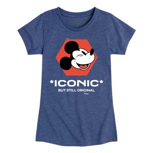 Girls' - Disney - Mickey Mouse Fitted Short Sleeve Graphic T-Shirt - 1 of 4