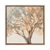 Kate & Laurel All Things Decor 22"x22" Sylvie Beaded Mediterranean Tree Framed Canvas by The Creative Bunch Studio Gold - 2 of 4