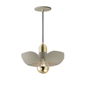 Maxim Lighting Poppy 1 - Light Pendant in  Silver Gold/Satin Brass - 1 of 4