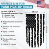 TruAIR 2-Pack Distressed American Flag Car Sticker - 2 of 4