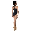 Women's Leotard by Danz N Motion Brooklyn 22123A Adult Scuba Zip with Mesh back - 2 of 3