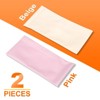 Unique Bargains PU Leather Soft Portable Storage Scratch-Resistant Eyeglasses Bag 2 Pcs - 3 of 4