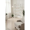 VYNXARIA Modern 5-Tier Ladder Bookshelf - Space-Saving Wood Frame Organizer for Living Rooms and Offices,Gray - 4 of 4