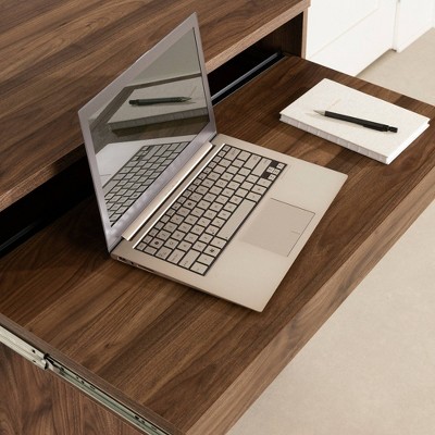 South Shore Flam 44'' Natural Walnut Multi-Function Secretary Desk