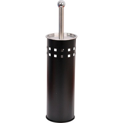 Evideco French Home Goods Stylish Toilet Brush Holder Set in 3 Colors with Stainless Steel Handle – Modern Design for Clean and Elegant Bathrooms