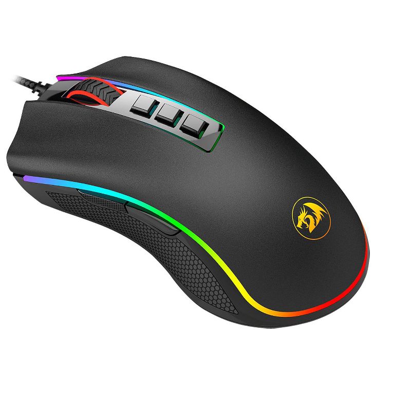Redragon Cobra M711 Wired Optical Gaming Mouse with RGB Backlighting, 5 of 8