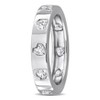 EVERLY JEWELRY | Sterling Silver 1 1/2 CT TGW Created White Sapphire Fashion Ring - 2 of 4