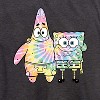 Women's - SpongeBob SquarePants - SpongeBob & Patrick Tie Dye Short Sleeve Graphic T-Shirt - 2 of 4