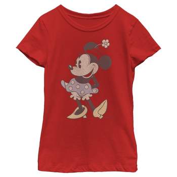 Girl's Disney Retro Distressed Minnie T-Shirt