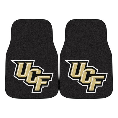 NCAA University of UCF Knights Carpet Car Mat Set - 2pc