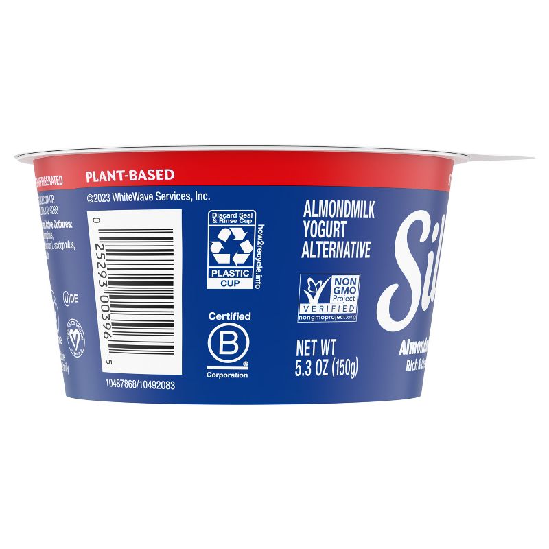 Silk Strawberry Almond Milk Yogurt Alternative - 5.3oz Cup, 4 of 11