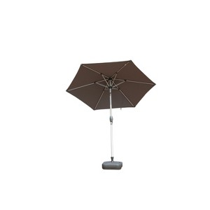 Osparple Outdoor Umbrellas for Patio, Table Umbrella with Crank, Waterproof Pool Umbrella for Inside of Pool, without Base - 1 of 4