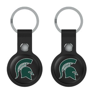 Keyscaper NCAA Big Ten Universities Insignia Black Airtag Holder 2-Pack - 1 of 4