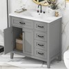 Bella Depot 36" Bathroom Vanity with Sink Combo,Bathroom Cabinet with Drawers - 2 of 4