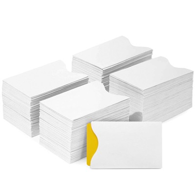 Stockroom Plus 500 Pack Blank Keycard Envelope Sleeves, Card Protectors ...