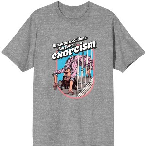 The Exorcist Excellent Day For An Exorcism Men's Short Sleeve Tee - 1 of 2