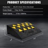 Rubber Curb Ramp, Rise Height Sidewalk Curb Ramp,Driveway Ramp or Forklifts, Trucks, Buses, Cars, Wheelchairs, Bikes - 3 of 4