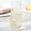 Smarty Had A Party 9 oz. Clear Stemless Plastic Champagne Flutes (64 Glasses) - image 3 of 4