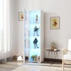 SKRAN Side Cabinet with Aluminum Strip Lamp, Large Storage Space,  Particle Board - 2 of 4