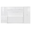 Whisen Queen Size Murphy Bed Wall Bed with Closet , Drawers and Shelves - 4 of 4