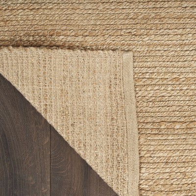 Natural Jute Flatwoven 8' x 10' Reversible Area Rug