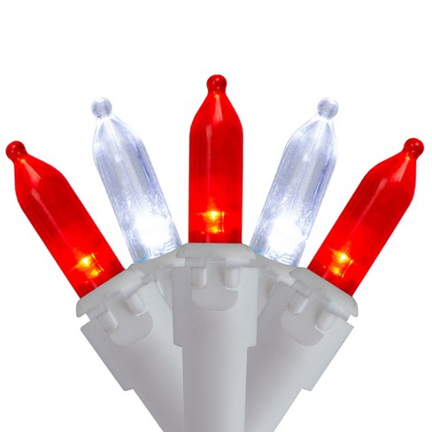 15ct. Warm White LED Crafting Lights with Mini Red Pom Poms by  Ashland®-Christmas Lights 