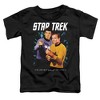 Toddler Boys' Star Trek Ship T-Shirt Black - 2 of 4