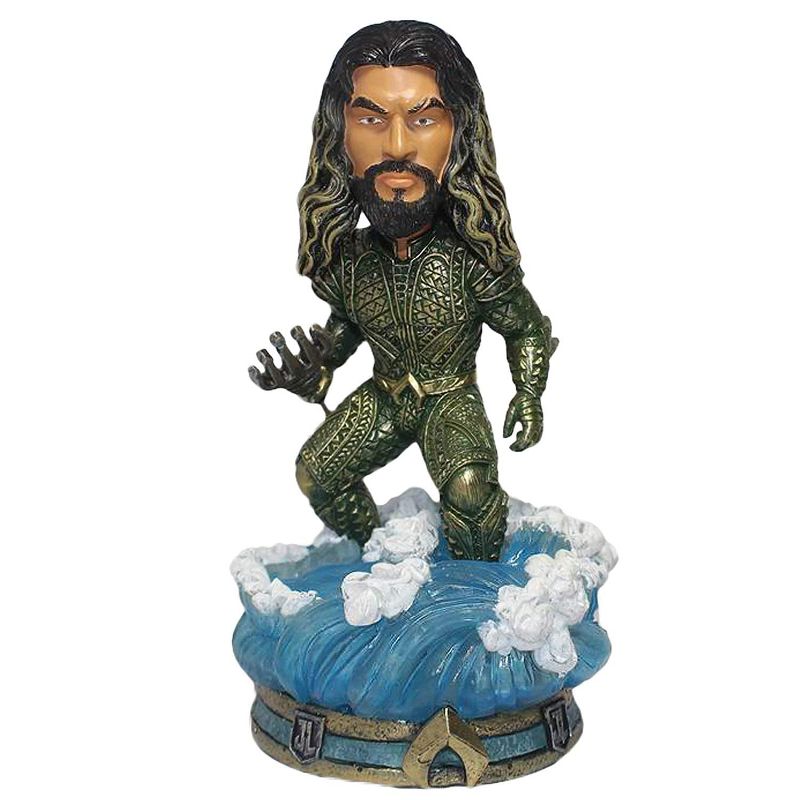 Forever Collectibles DC Justice League 8 Inch FOCO Resin Bobblehead - Aquaman, 1 of 4