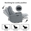 CAVINAS Rocking Recliner Chair, Swivel Nursery Rocking Chair, Swivel Chair Accent Chair, Glider Chair with Side Pocket, Home Theater Seating - 4 of 4