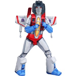 HalloweenCostumes.com Kid's Transformers Starscream Costume - Classic Cartoon Retro Decepticon Villain Halloween Costume - 1 of 4