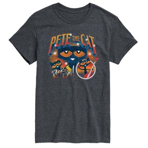 Men's - Pete the Cat - Collage Short Sleeve Graphic T-Shirt - 1 of 4