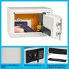 Digital Safe Box - Steel Lock Box with Keypad, 2 Manual Override Keys Protects Money, Jewelry, Passports - For Home or Office by Stalwart (White) - 4 of 4