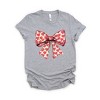 Simply Sage Market Women's Coquette Hearts Short Sleeve Graphic Tee - 3 of 4