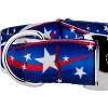 Country Brook Petz 1 1/2 Inch Premium Star Spangled Dog Collar - 4 of 4