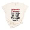 Marrying The Boy On The Football Team - Womens Garment Dyed Tee - 2 of 4