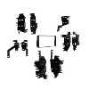 Metra® Single- or Double-DIN Installation Multi Kit for 2000 and Up Toyota® in Black - 2 of 4
