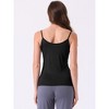 INSPIRE CHIC Women's Camisole V Neck Sleeveless Cami Undershirt Spaghetti Strap Tank Pajama Tops - 4 of 4
