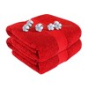 Sussexhome Hotel-Quality Ultra-Absorbent 100% Natural Cotton Bath Sheet Towel for Bathroom - 35 x 70 Inches - 2 of 4