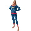 DC Comics Wonder Woman Juniors' Fleece Joggers Pajama Set - 3 of 4
