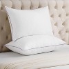 BRINJOY Standard Size Pillow - Machine Washable Support Pillow with Down Alternative Fill, Luxury Hotel Quality for Side, Back & Stomach Sleepers - 3 of 4